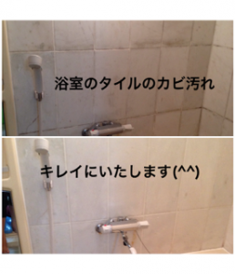 神奈川県川崎市高津区　浴室クリーニング